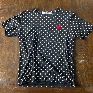 Comme des Garcons polka dot tee